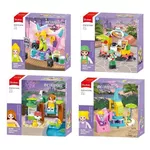 Конструктор Sluban B1329 Set de constructie Mini seturi de joaca 4 modele de la 51 pina la 100elem.