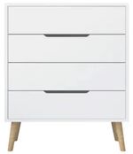Comodă Trendy Flora-White, 78x95x45cm (GTR008145)