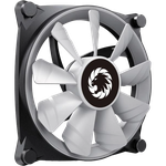 PC Case Fan GAMEMAX GMX-12-CB, 120mm, 28.8dB, 58.8CFM, 1200RPM, Hydraulic bearing, ARGB, 3Pin