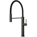 Смеситель кухонный Gessi 60012-707 Gessi 316 Black Metal Brushed PVD