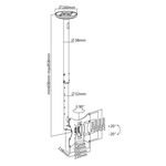 Ceiling Mount  Reflecta Pallas Extend  85, Silver 17