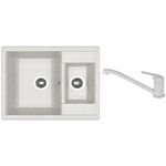 Мойка кухонная со смесителем Dr.Gans Astra 620K + SanDonna F 1066 gri