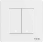 Întrerupător electric Moes ZT-SR-EU2-WH-MS