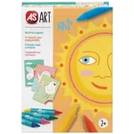 Set de creație As Kids 1038-21061 As Art - Primele Mele Creioane Cerate