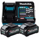 Încărcătoare și Acumulatoare Makita 191L77-9 Set acumulatori 2x4.0Ah + încărcător 40V XGT