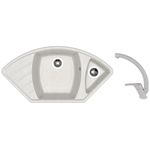 Chiuvetă bucătărie cu bateria Dr.Gans Gabi + SanDonna F 1069 gri