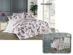 Lenjerie de pat 2pers NH Comforter Hena cu plapuma si perne, policotton