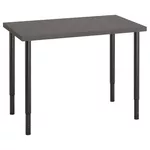 Masă de birou Ikea Linnmon/Olov 100x60 Black/Brown/Black