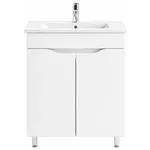 Шкаф под умывальник Mashtab 11431 Print cu 2 usi 60cm Alb