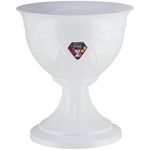 Ghiveci pentru flori Santino Lilia pe picior (14.0L, Alb)