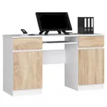 Офисный стол Akord A5 2D2SZ Sonoma Oak/White