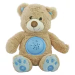 Ночной светильник Baby Mix STK-18956 BLUE Игр плюш муз/свет Медведь
