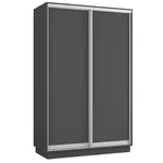 Dulap Mobildor-Lux Fox uși glisante din PAL (130x60x230H cm) Anthracite