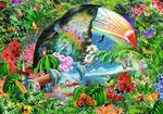 Puzzle Trefl R25H / 1 (040014) 1040 Spiral Puzzles Tropical Animals