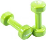 Ganteră LiveUp 41403 Colored Studio Dumbbell 1.5kg, LP8076/1.5/GN