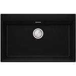 Мойка кухонная Primagran Oslo 80 Top Black metallic + accesorii 530x780 MOMKM