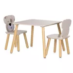 Набор детской мебели Chipolino DIWH02470323 Столик и 2 стульчика MDF puppies