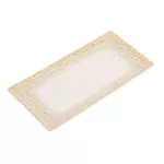 Тарелка Ipec 30908364 Farfurie ceramica rectangulara Selena, 30x15cm