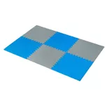 Echipament pentru yoga Thunder Covoras Puzzle mat, 6 piese (60x60x1cm) Grey-Blue