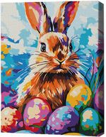 Tablou pe numere BrushMe RMG0041FC 30x40сm (fără cutie) Iepuraș de Paște