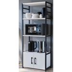 Этажерка Nex Home Многоярусный, для кухни, 4 ящика, 56x30x138 см, Белый (28-04-01)