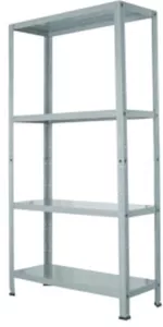 Cтеллаж складской miscellaneous 2307571 KLIP 75x30x145cm, 4 polițe, 50kg/poliță, culoare gri (KIT-K3GN41)