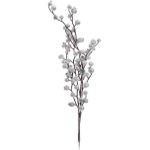 Искусственное растение Promstore 49323 Ramura cu pomusoare albe si sclipici 74cm