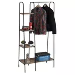 Cuier pentru haine Hopeland VS-03 Cuier cu 4 polițe (175x90x34cm), Stejar