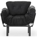 Fotoliu Trendy Nitta Single-Negru