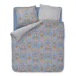 Textile de casă Pip Studio 328951 Jabali Flower Blue 200x200/220