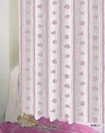 Занавеска для ванной Bisk 03808 PEVA SEA SHELL roze 180x200
