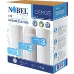 {'ro': 'Cartuș filtre de tip-curgere Nobel Aqua set 3 cartuse p/u osmosa inversa', 'ru': 'Картридж для проточных фильтров Nobel Aqua set 3 cartuse p/u osmosa inversa'}