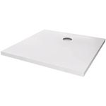 Cadița de duș New Trendy Nex Rectangular White 100x100x3,5 cm B-0455