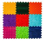 Covoraș de joacă Ortek 13491 masaj picioare DINOSAURS 11682 (9 buc)