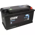 Автомобильный аккумулятор Exide CLASSIC 12V 90Ah 720EN 353x175x190 -/+ (EC900)