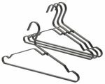 Вешалка для одежды Brabantia 1000823 Linn, negru, 4buc