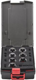 Set de tubulare, bite, duze Wurth 00652 500 001 Set filiere HSS M3-M12 7 piese