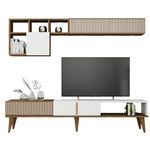 Стенка Trendy Milan TV, Nuc, Alb