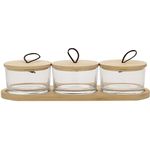 Container alimentare Florina 3K1171 Mika, sticla, 3x190ml