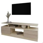 Comodă TV Smartex (16528) Т9 160cm TV Ivory+Stejar Deschis
