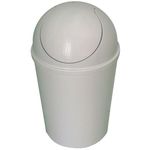Coș de gunoi Bisk 91927 BULK 10L alb