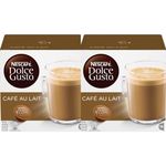 Кофе Nescafe Dolce Gusto Set 2 cutii Caffe Au Lait 160g (16 capsule)