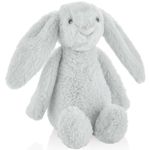 Jucărie de pluș BabyJem 730 Jucarie din plus pentru copii The Bestie Bunny Gri, 35 cm