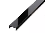 Profil Inox pentru gresie U-20-2440-BLACK-MI 20 x 240cm