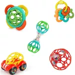 Zornăitoare Bright Starts 16677 Set cadou cu 5 jucarii Soothers & Shakers