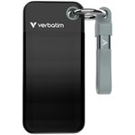 Накопители SSD внешние Verbatim M.2 External SSD 256GB Verbatim Pocket USB 3.2 Gen 2, Black/Grey (VER_32415)