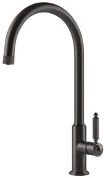 Смеситель кухонный Gessi 60620-707 Venti20 Black Metal Brushed PVD