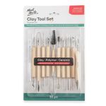 Set de creație Mont Marte MMSP0002 Set instrumente pentru argila, 11buc