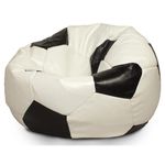 Кресло-мешок Because BALL WhiteBlack (100x100x100cm)