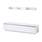 Comodă TV Trendy Prag, Alb 180x35x30cm